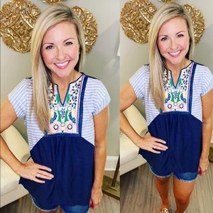 Embroidered Top